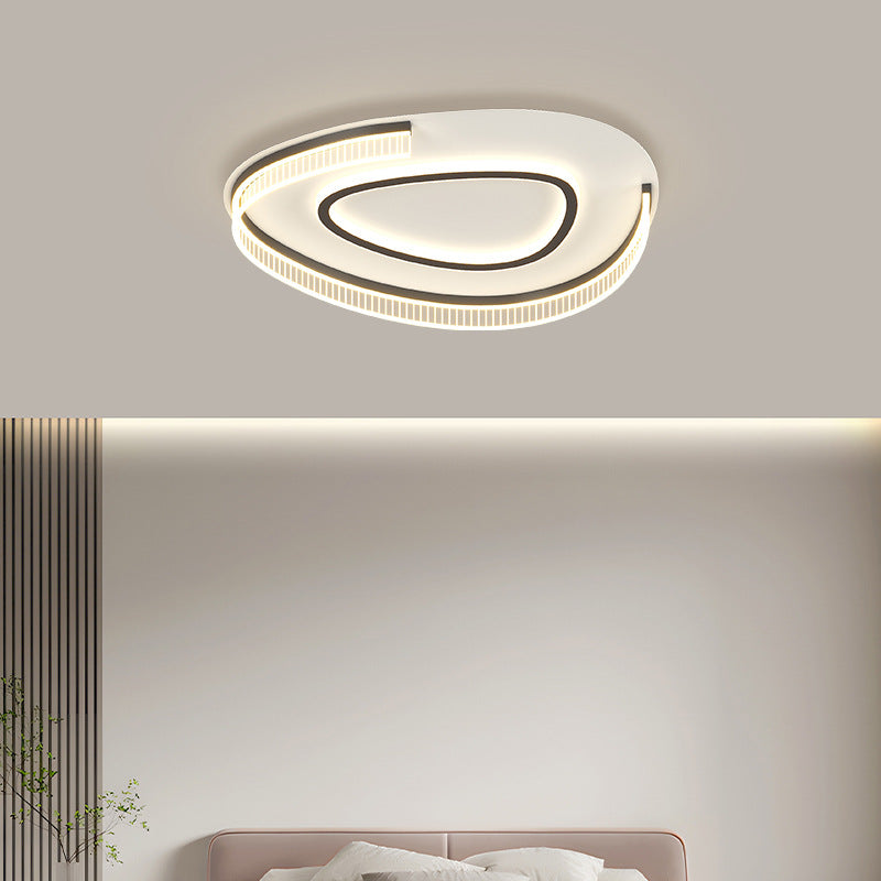 Living room ceiling light modern simple atmosphere creative pebble shape full spectrum lighting whole house package combination