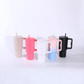 New 3rd generation 30oz ice tumbler with 304 stainless steel handle, insulated mug with convenient straw, car cup, stylish multi-color options