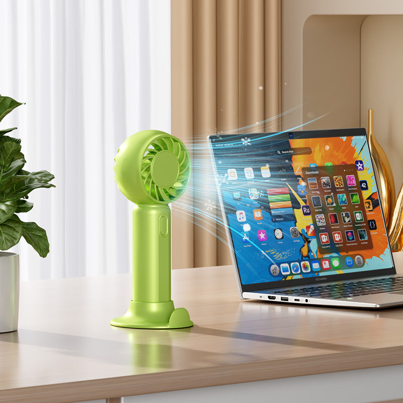 2025 new handheld mini fan, portable usb fan, rechargeable long-lasting battery fan, desktop fan