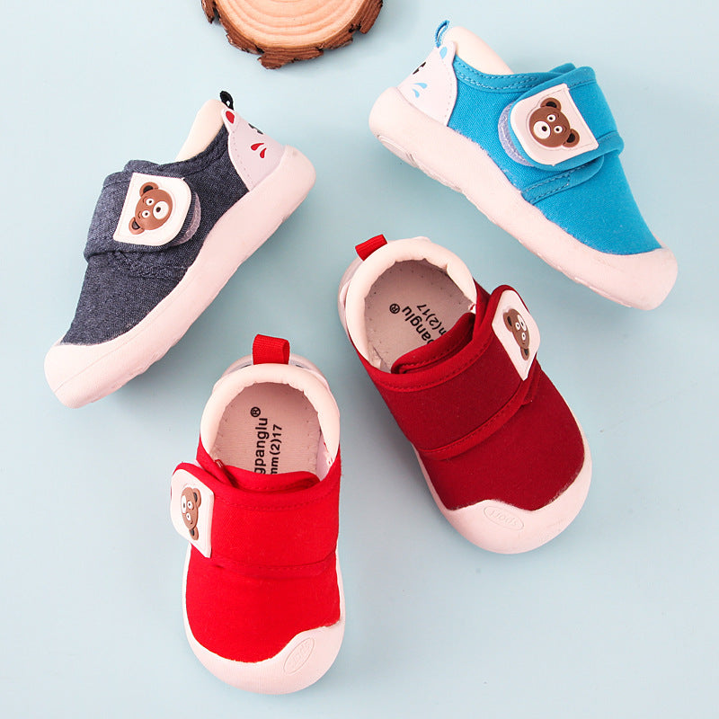 autumn collection: new fall toddler shoes for baby girls (0-1-3 years) - soft cloth spring/autumn first walker shoes for baby boys