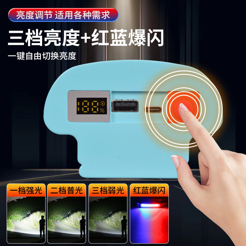 LED outdoor charging light camping light power outage emergency stall night market lighting magnetic suction super bright charging work light