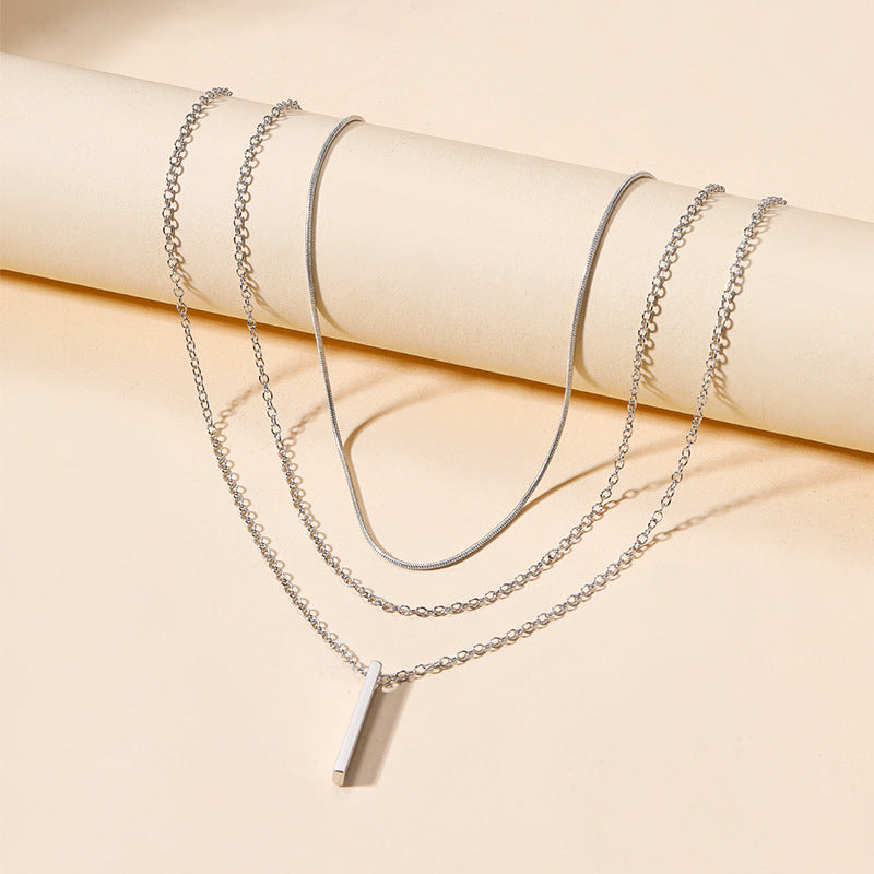 Bohemian style clavicle chain wholesale cross-border fashion jewelry for women niche high-end line multi-layer necklace