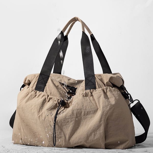 Dry and wet separation fitness bag drawstring men and women couples short business trip travel bag can be expanded casual luggage bag manufacturer