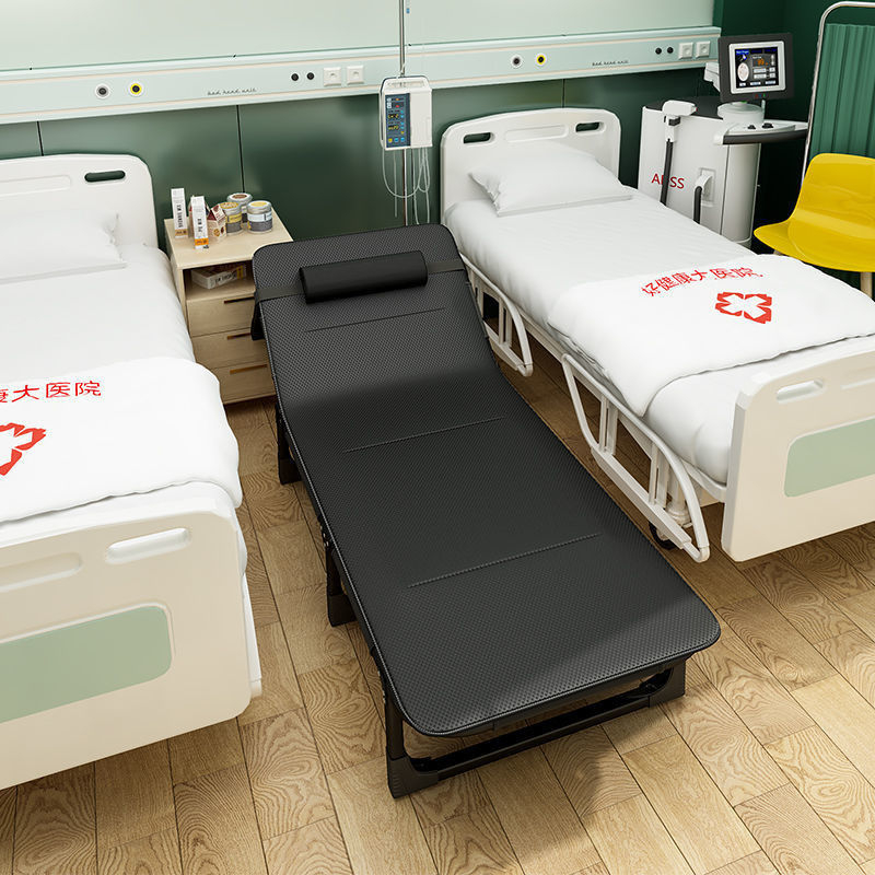 Multifunctional foldable bed single bed nap widened simple lunch break bed accompanying portable army cot office recliner