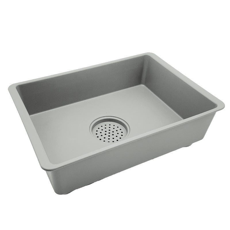 Sink drain basin, vegetable basket, kitchen sink, vegetable leak basin, household drain basket, filter plate rack deepened and thickened