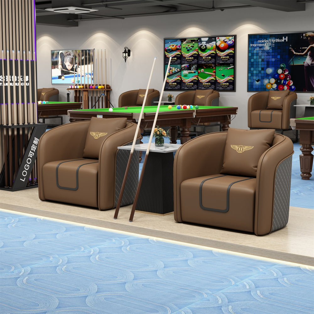 High-end billiard club viewing chair, billiard hall special viewing sofa, billiard room viewing chair, table tennis hall viewing sofa
