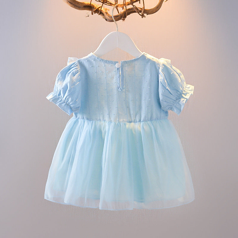 Kids' princess dress - summer style, korean fashion, trendy mesh dress for little girls - wholesale available