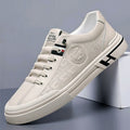 Summer men's shoes 2025 new white sneakers men's trendy versatile embossed breathable youth sports casual skate shoes