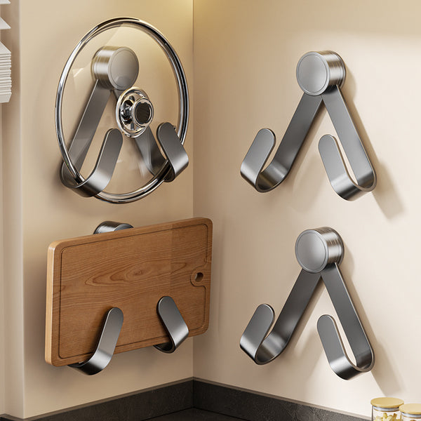 Suction cup, lid rack, wall hanging, no punching, multi-functional kitchen shelf, cutting board, cutting board rack, storage artifact