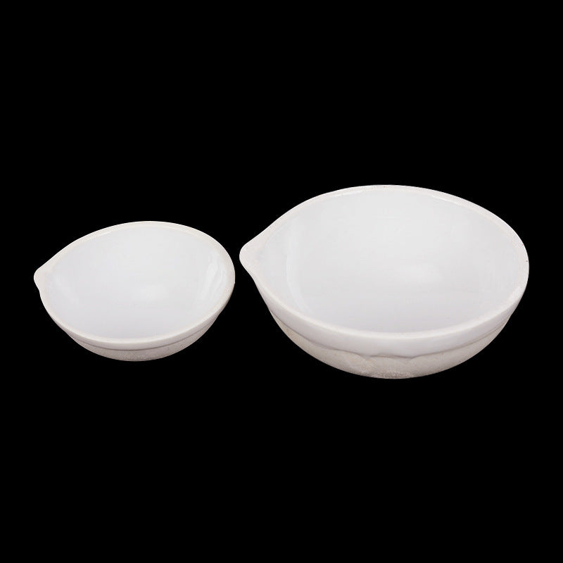 陶瓷蒸发皿元皿半球圆底50/60/75/100/150/1000ml化学实验室耗材