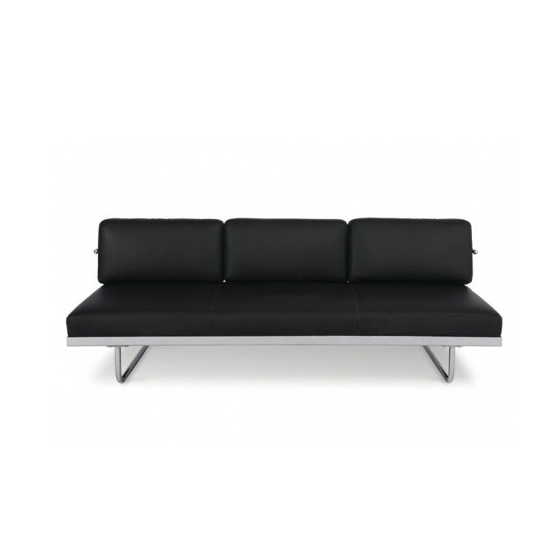 Le corbusier genuine leather sofa business hotel medieval style reception sofa genuine leather sofa italian straight row sofa