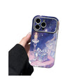 Starry sky ballet gift phone case - anti-fingerprint, compatible with iphone 17 pro, apple 16, large view window protective cover