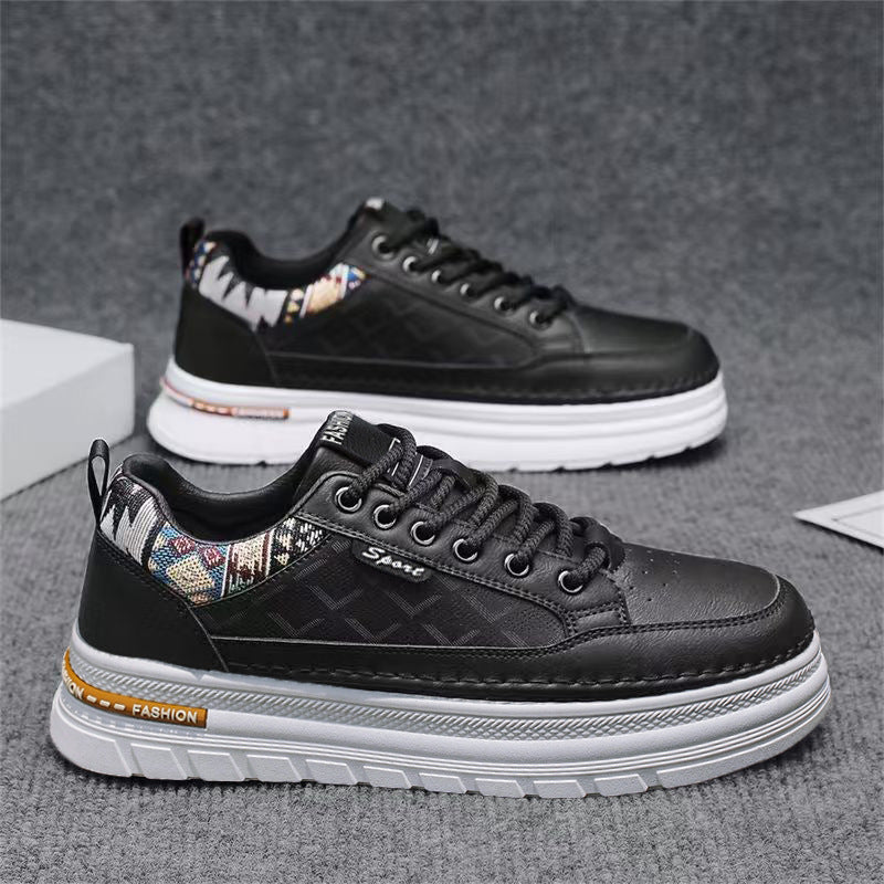 Popular men's shoes springniche style original easiest for matchcasual sneakers men's sports thick sole heightening xiaobai trendy shoes