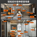 Household hardware tool set - electrician & carpenter specialized repair tools - drill & impact drill kit with toolbox