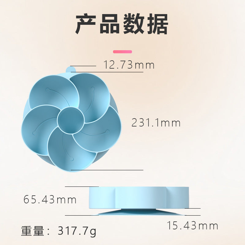 Cross-border pet silicone slow food plate, puppy licking food plate, anti-choking cat dog food suction cup, slow eating bowl, dog food utensils