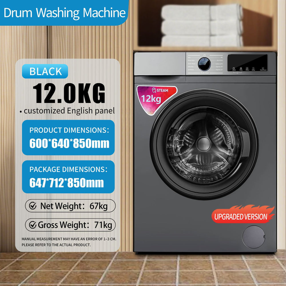 English washing machine fully automatic washing and rinsing all-in-one8kg10kgwashing machine drum variable frequency washing machine