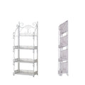 Installation-free bookshelf floor-standing multi-layer kids book storage rack simple bookshelf for home living room bedroom storage rack iron