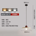 Casual single-head dining room chandelier living room scandinavian three-head dining table hanging wire lamp bedroom bedside led creative bar lamp