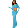 Exportfashion style women's clothing autumnew arrivalfashion pleated sexycrop top ribbon long skirt suit