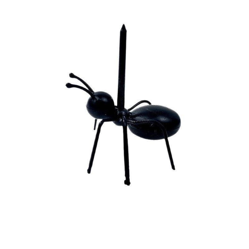 Hard-working ant moving fruit forks 12-piece set, ant toothpicks bento picks, party cake inserts dessert forks