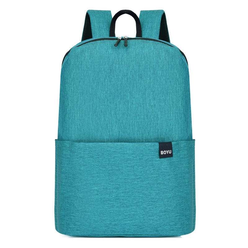 Processing custom logo backpack colorful travel bag men's and women's lightweight sports backpack campus size book bag