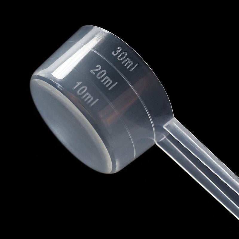 Mask powder spoon 30ml plastic measuring spoon laundry detergent powder fertilizer feed pesticide measuring spoon filled with water 30g