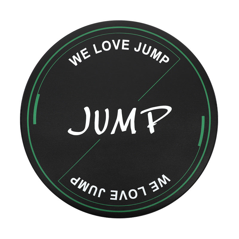 Professional shock-absorbing thickened round high-density pvc jump rope mat for sports, fitness, home use, jumping rope, and yoga