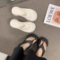 Eva soft sole flip-flops - new women's style, anti-odor, thick sole, height increasing, fashionable and minimalist