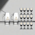 With handle (2 pots, 12 cups with wuliangye logo) 100 pots + wuliangye cup