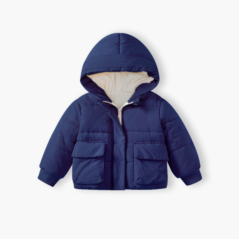 Trendy kids' winter short-sleeve outerwear : korean style baby clothes, warm & thickened, chinese style for baby boys & girls
