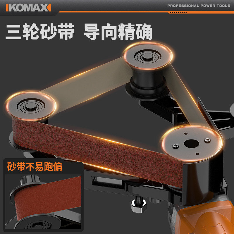 Round tube outer diameter polishing machine multi-group linkage polishing equipment iron pipe copper pipe aluminum pipe rust removal and brushing machine