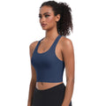 European and american sexy criss-cross back yoga bra - push-up, one-piece cup, quick-dry sports bra, running fitness tank top for women