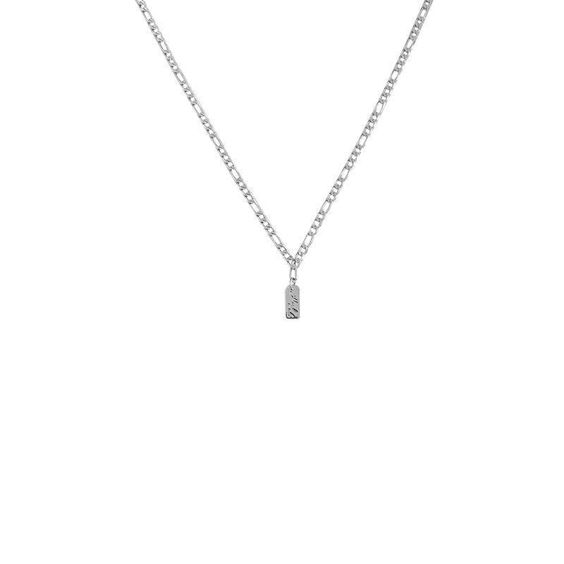 K-styleelegantletter luck necklace for women retrofashionelegance clavicle chain cross-border jewelry trend