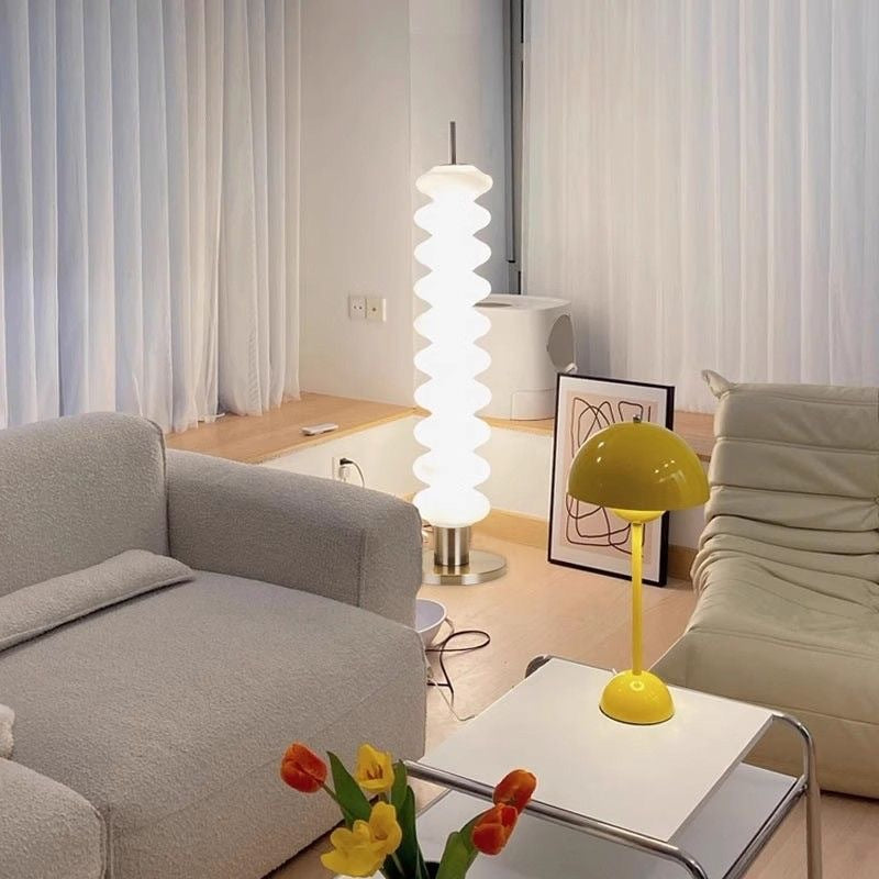 Influencer-approved candied hawthorn tree floor lamp - creamy aesthetic decorative ambient light for living room, bedroom, and next to the sofa