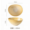 7.8inch bowl - kiln transformed warm white