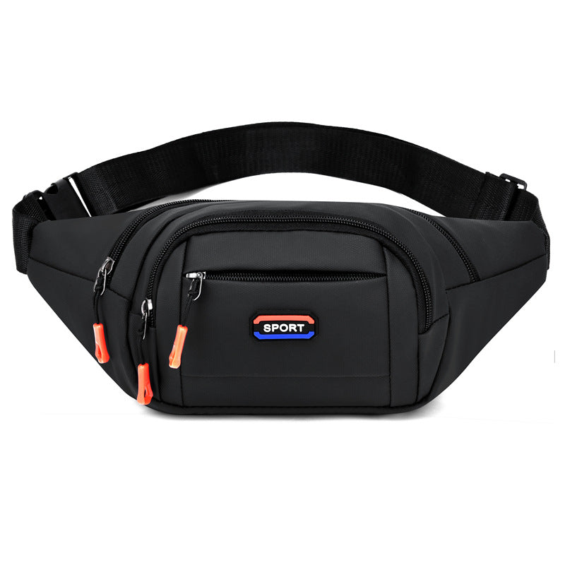 Cross-border new fanny pack men's outdoor sports running chest bag waterproof belt multi-functional business cashier messenger bag