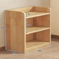 Solid wood bookshelf living room simple floor bookcase student storage rack children's home multi-layer bedroom storage cabinet