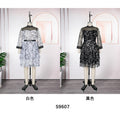 Fashionexport dress a-line skirt africanplus size women's clothing  chiffon cake skirt dress comes with belt