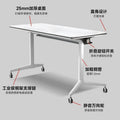 Foldable conference table, portable modular table with wheels, long table, educational institution desk and chair set, training table, office desk