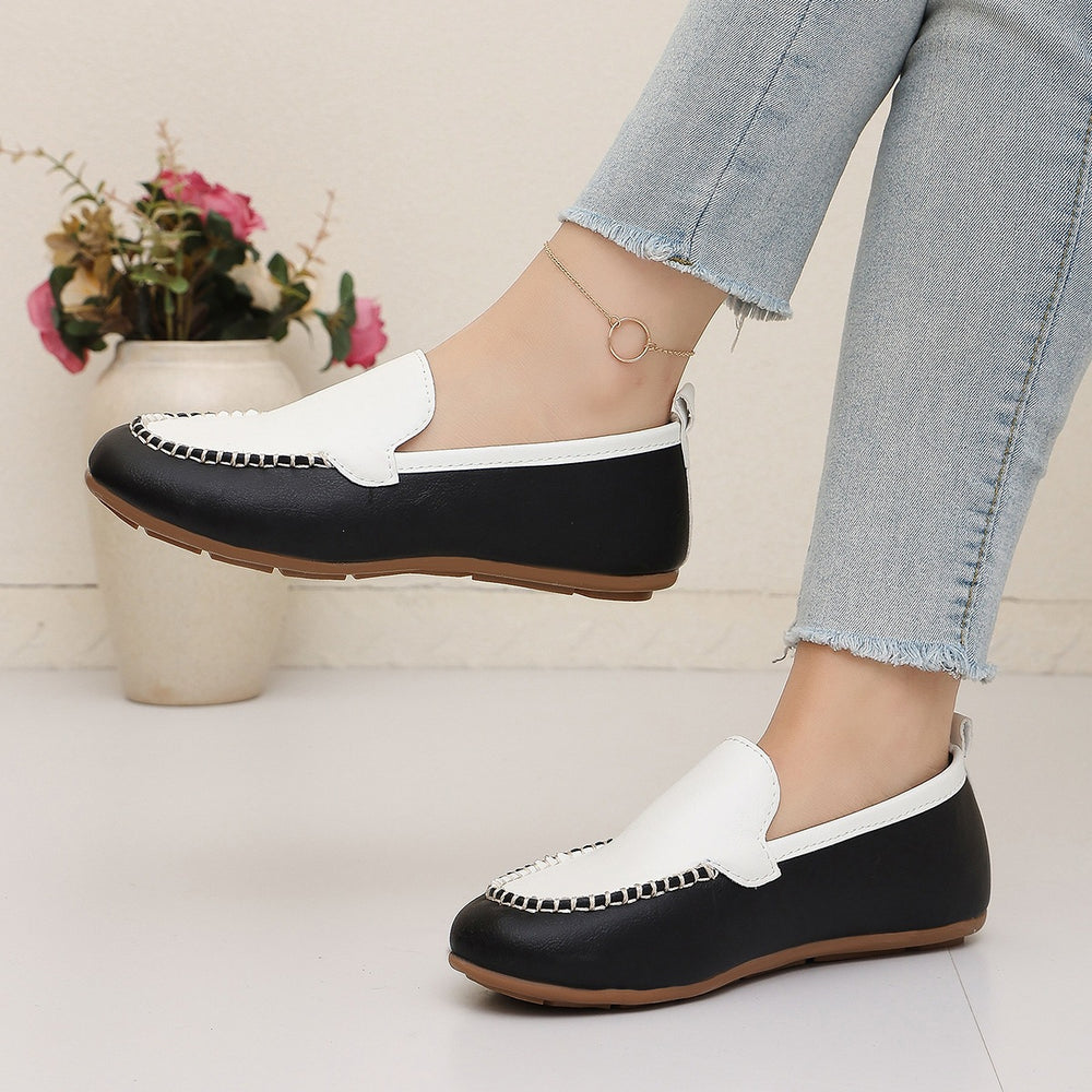 summer new arrival: plus-size women's casual comfortable slip-on flats - wholesale for export