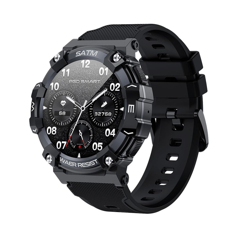 Pg666 smart watch outdoor sports style ip68 waterproof bluetooth call multi-sport mode 1.39inch color screen