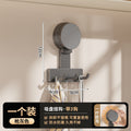Suction cup punch-free hook bathroom strong load-bearing bathroom wall-mounted towel sticky hook kitchen row storage rack