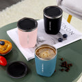 304 stainless steel coffee tumbler - portable travel mug for business, office, car, and gifting (women's style)