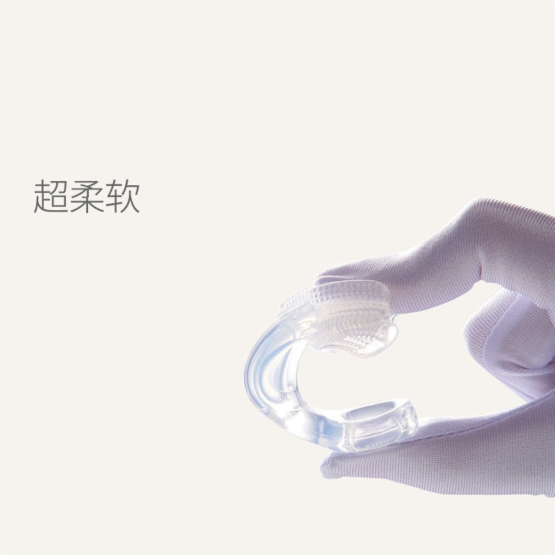 Baohui babibaby toothbrush 1-2 years old training toothbrush baby silicone toothbrush kids milk toothbrush oem export