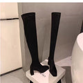 winter new arrival: plus size fleece-lined over-the-knee boots for cross-border e-commerce. sizes 35-42 available. wholesale options available. dropshipping for  and