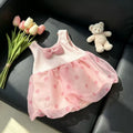 Stylish baby summer clothes, thin clothes for baby girls, one-piece princess, full moon, 100 days, summer, butt-covering skirt