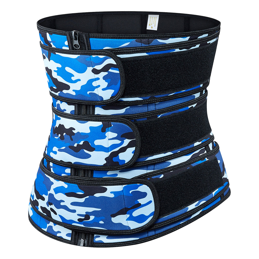 European and american cross-border accelerated sweat-wicking sports waist trainer corset - neoprene waist cincher shapewear