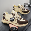 2026 summer new trendy brand canvas shoes for men, versatile casual sneakers, student retro distressed thick-soled height-increasing shoes