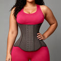 European and american cross-border latex long waistband abdominal belt waist shaping belt body manager corset shaping girdle