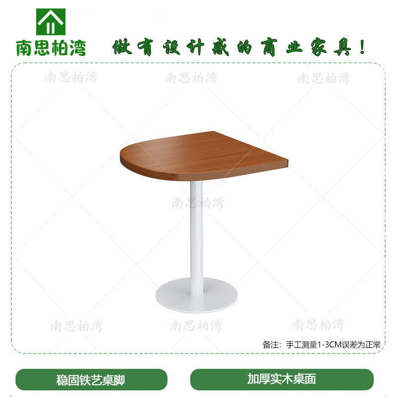 Coffee shop Western restaurant Solid wood table and chair combination restaurant Leisure Internet celebrity rattan meal chair Dessert milk tea commercial